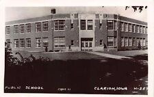 Real Photo Postcard Public School in Clarion, Iowa~124730 picture