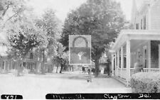 Main Street View Clayton Delaware DE Reprint Postcard picture