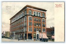 1908 Post Office Building Exterior View Tulsa I.T. Oklahoma OK Vintage Postcard picture