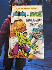 BATMAN vs THE INCREDIBLE HULK 1st Printing 1982 Paperback Book DC Marvel Digest picture