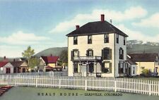 Linen Postcard Healy House in Leadville, Colorado~129439 picture