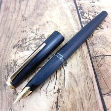 MONTBLANC No.220 WOOD GOLD 14K-585 FOUNTAIN PEN VINTAGE GERMANY picture