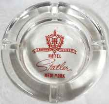c1955 STATLER HILTON HOTEL ashtray NEW YORK - MINT CONDITION picture