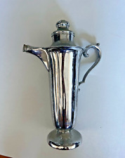 Vintage Art Deco Chrome Cocktail Shaker With Handle picture