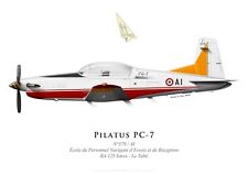 Pilatus PC-7 Print No. 579, EPNER, BA 125 Istres (by L. de Vries) picture
