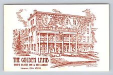 Lebanon OH-Ohio, Golden Lamb Ohio's Oldest Inn Restaurant, Vintage Postcard picture