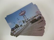 LOT OF 100 Postcard Old Las Vegas Strip Stardust Hotel Casino Classic Car Scene  picture