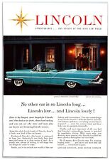 1957 Lincoln Premiere Convertible - Original Print Ad (7in x 10) Advertisement picture
