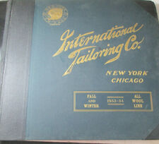 International Tailoring Co. 1933-34 Wool Fall Collection Salemen Sample Book VTG picture