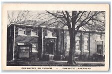 Prescott Arkansas AR Postcard Presbyterian Church View 1958 Posted Vintage picture