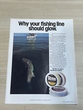 Stren Fishing Line Glow Tarpon 1976 Vintage Print Ad Sportsman Magazine picture