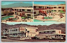 c1960s David's Spa Desert Hot Springs California Hotel Pool Vintage Postcard picture
