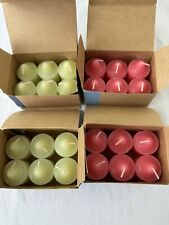 PartyLite Votive Candles LOT OF 24 Hawaiian hibiscus & cucumber ginger mint 12ea picture