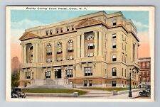 Utica NY-New York, Oneida County Court House, Antique, Vintage Souvenir Postcard picture