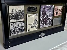 Harley Davidson Motorcycles Model Military Archive Shadow Box 2010. 1942 WLA picture