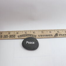 Engraved Inspirational Words Stone Peace Black  picture