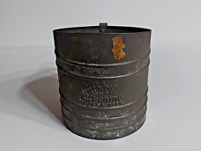 Vintage Foley Sift-Chine Flour Sifter Triple Screen Rustic Farmhouse Decor picture