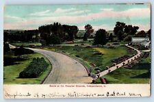 Independence Iowa Postcard Scene Hospital Grounds Exterior c1907 Vintage Antique picture