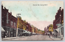 Postcard Hot Springs, Arkansas, Central Avenue Looking North A593 picture