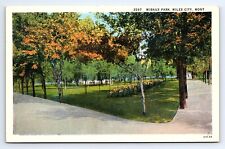 Postcard Wibaux Park Miles City Montana MT c.1931 picture