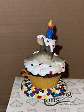 Fitz and Floyd Charming Tails Happy Birthday Surprise LE Figurine #3 Fun picture