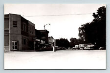 RPPC Postcard Unknown City Town 14th Ave & 7th St? Rexall First Nat'l Bank picture