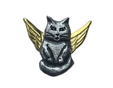 Cat Kitty Angel 1 x 1 inch Hat or Lapel Pin Bing F7D16A picture