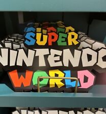 2024 Universal Orlando Epic Universe Super Nintendo World Logo Wood Sign New picture