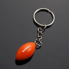 Mini Football Keychain Key Ring Pendant Charm High School Player Coach Gift picture