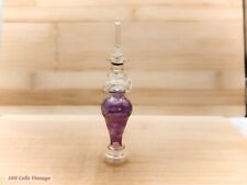 Purple-12cm- Egyptian Vintage Collectable Glass Perfume Bottle picture