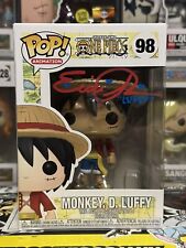 Funko Pop One Piece #98 Monkey. D. Luffy Signed Erica Schroeder PSA Certified picture