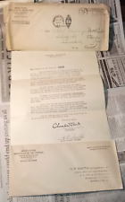 1936 US Dept of the Interior Letter + Ephemera picture