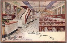 1907 ST. LOUIS Missouri Postcard THE WHITE KITCHEN Restaurant / 22 N. 7th Street picture