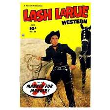 Lash Larue Western (1949 series) #29 in VG minus condition. Dell comics [s: picture