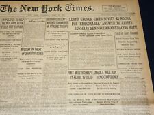 1922 APRIL 26 NEW YORK TIMES - FORT WORTH SWEPT BY FLOOD 17 DEAD - NT 8590 picture