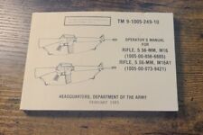 Original Operator's Manual For Rifle TM 9-1005-249-10 picture