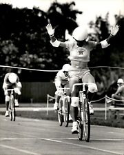 LG71 1982 Original Photo MARTINA VRANATILOVA WINS BIKE RACE OF WOMEN'S SUPERSTAR picture