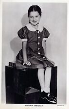 Virginia Weidler Real Photo Postcard rppc - American Child Film Actress picture
