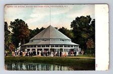 Providence RI-Rhode Island, Merry Go Round, Rogers Williams Vintage Postcard picture
