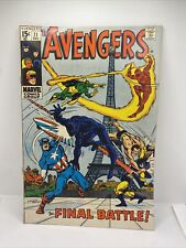 Avengers #71 1st Appearance Invaders Black Knight Joins Marvel 1969 VG+ picture