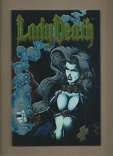 🔥LADY DEATH BETWEEN HEAVEN HELL #1*MAR 1995 CHAOS*CHROMIUM WRAPAROUND COVER*NM* picture