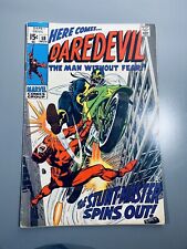 Daredevil #58 1st print Gene Colan 1969 raw unrestored Silver Age Marvel picture