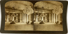 White, Stereo, USA, Washington, the East Room of White house Vintage Stereo Card picture