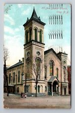 Troy NY-New York, 5th Avenue Baptist Church, c1909 Vintage Souvenir Postcard picture