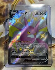 Pokemon Card Crobat V SWSH098 Shining Fates Full Art Rare Holo Black Star Promo  picture