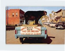 Postcard World's Record Black Glidden Wisconsin USA picture
