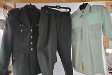 US Army Airborne Corps Officer Uniform Jacket Pants Ace Patches Vintage picture