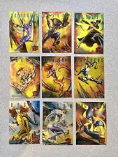 1995 Fleer Ultra Marvel X-Men SINISTER OBSERVATIONS Chromium Set 9 of 10 Cards picture