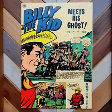 BILLY THE KID ADVENTURE MAG #17 FN 1953 10-cent GOLDEN AGE WESTERN / E.J. SMALLE picture