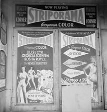 The movie Striporama starring striptease artists Lili St Cyr Georg .. Old Photo picture